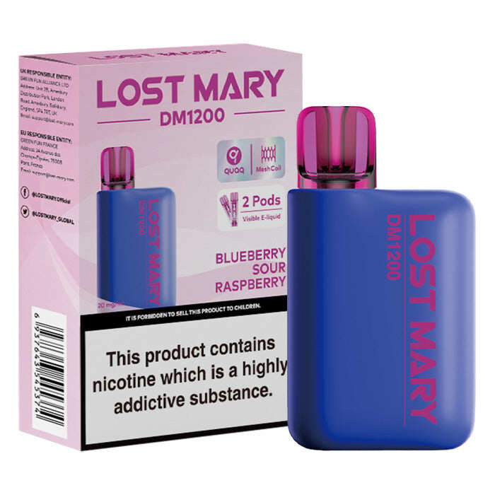Lost Mary DM1200 Kit Vape descartável