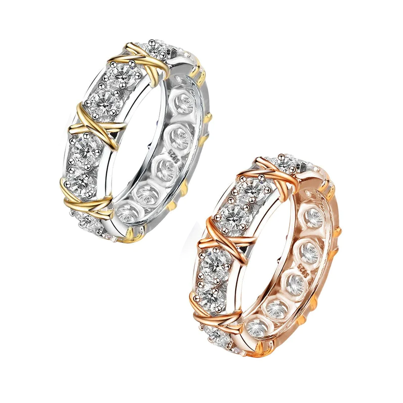 Biancat™TiaraCleanse Zircon-Titan-Ion-Formungs gyűrű
