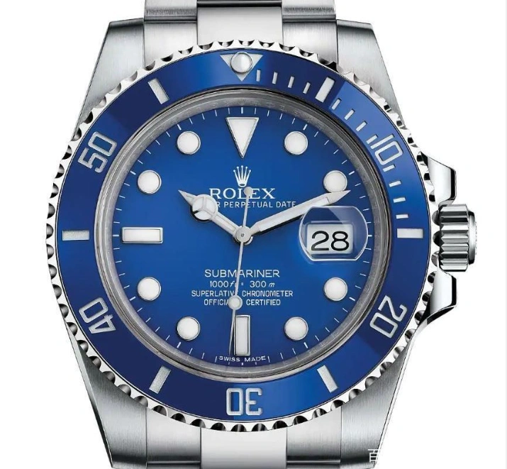 Rolex 116619LB Submariner Data Smurf 18ct