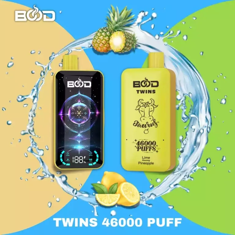 BOOD TWINS 46000 Puffs disposable vapes Watermelon & Strawberry_2