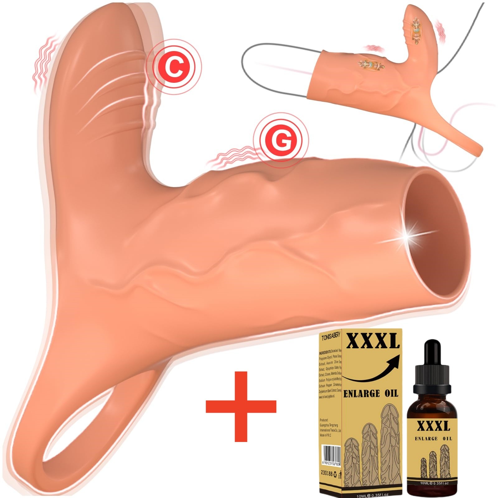 🔥Последният горещо продаван артикул през октомври—💥Мъжки вибриращ комплект