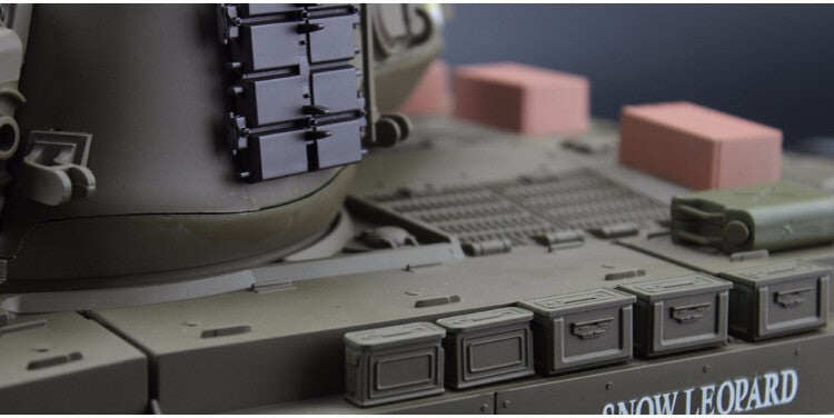 M26 Pershing RC Tank Heng Long 3838 Snow Leopard RC Battle Tank - Versão Metal Pro