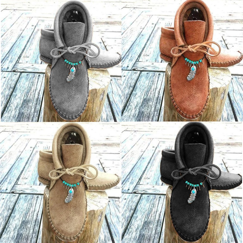 Buty damskie Martin w nowym stylu na co dzień z płaskim dnem