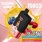 vopk triple pro 75000 puffs Triple Melon ice  & Gummy Bear  & Blueberry Candy