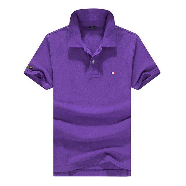 Camisa polo masculina manga curta com absorção de umidade e elasticidade com secagem rápida + proteção UV