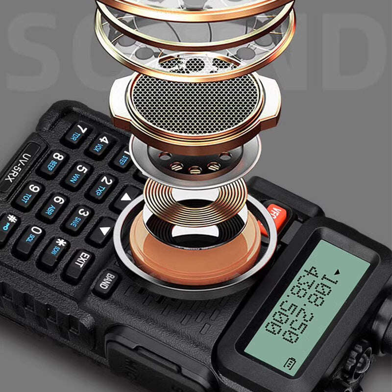 RÁDIO AMADOR DE LONGO ALCANCE UV-5R RÁDIO BIDIRECIONAL DE BANDA DUPLA UV5R
