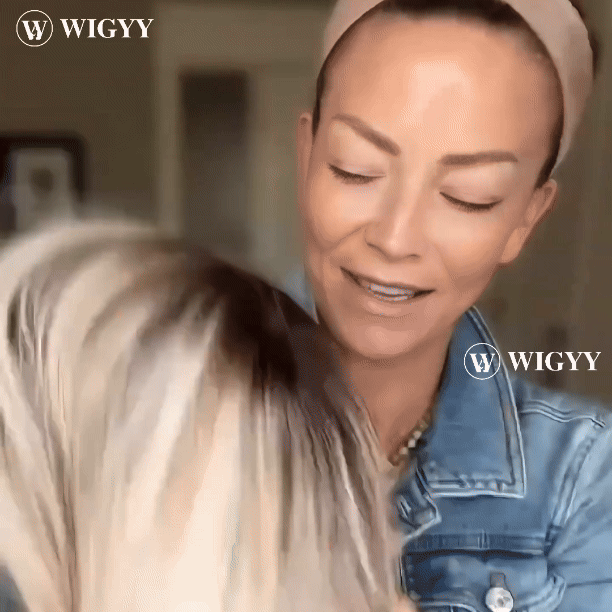 Wigyy Bob Peruca Elegante com Franja