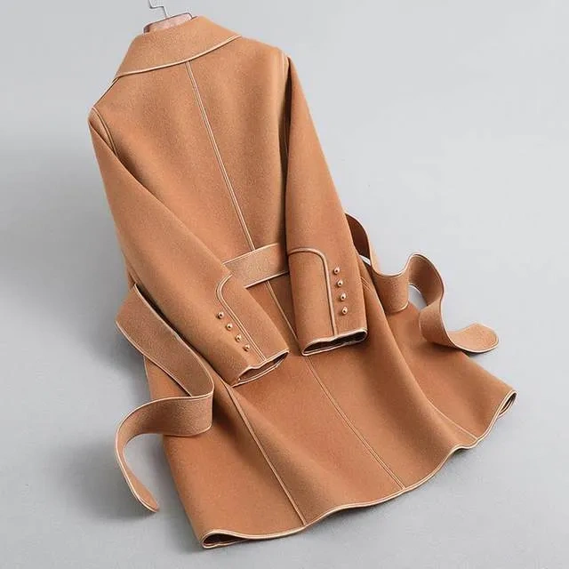 Trench coat de lã virgem, L'Aurablend