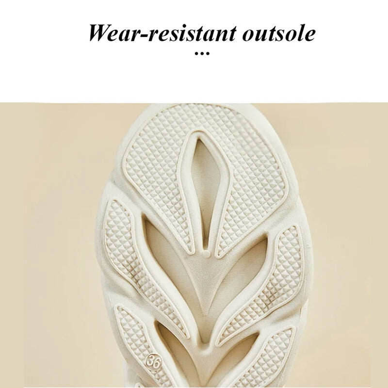 Tênis de corrida feminino respirável e antiderrapante com sola macia