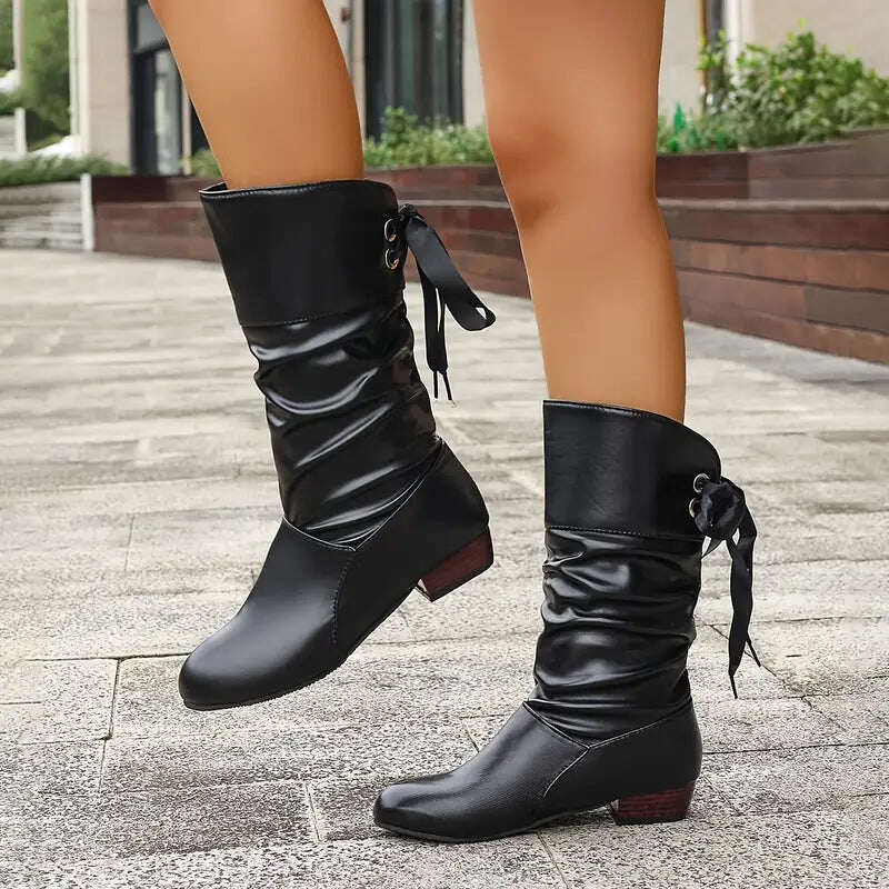 🔥PROMOÇÃO DO ÚLTIMO DIA COM 50% DE DESCONTO - BOTAS MULHERES DE SALTO ALTO COM ATENDIMENTO NO MEIO DA COXA
