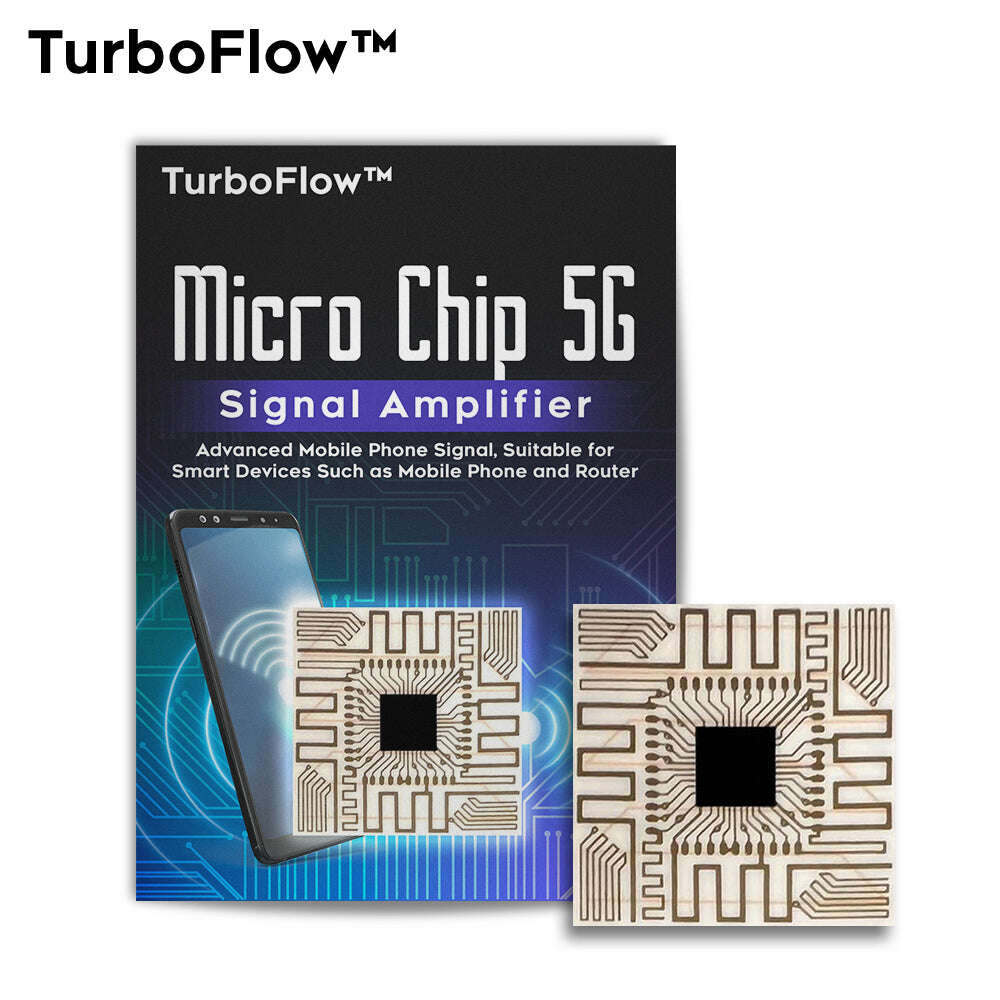TURBOFLOW™️ MICRO CHIP 5G УСИЛВАТЕЛ НА СИГНАЛА