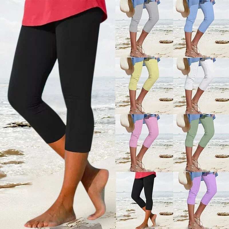 49% ZNIŻKI - Damskie gładkie legginsy na co dzień👖