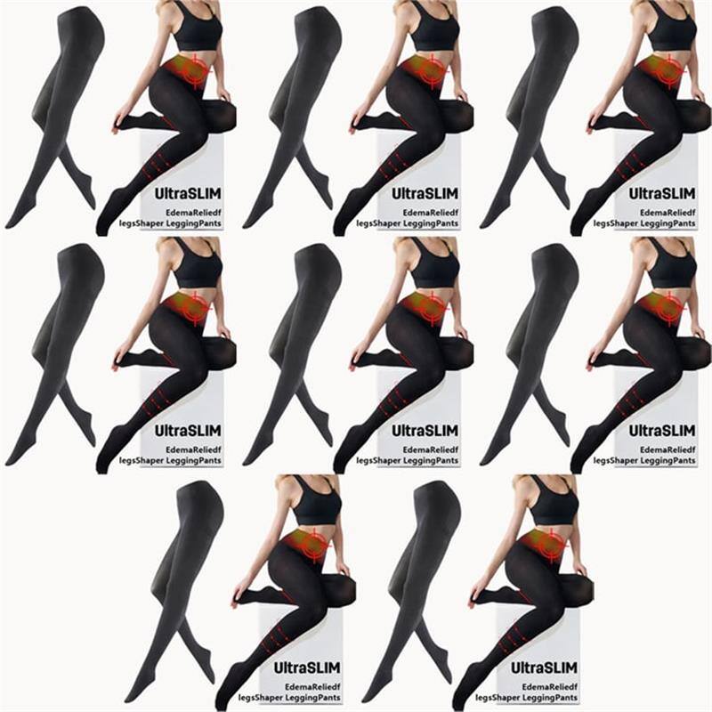 Calças modeladoras de pernas muito leves e suaves