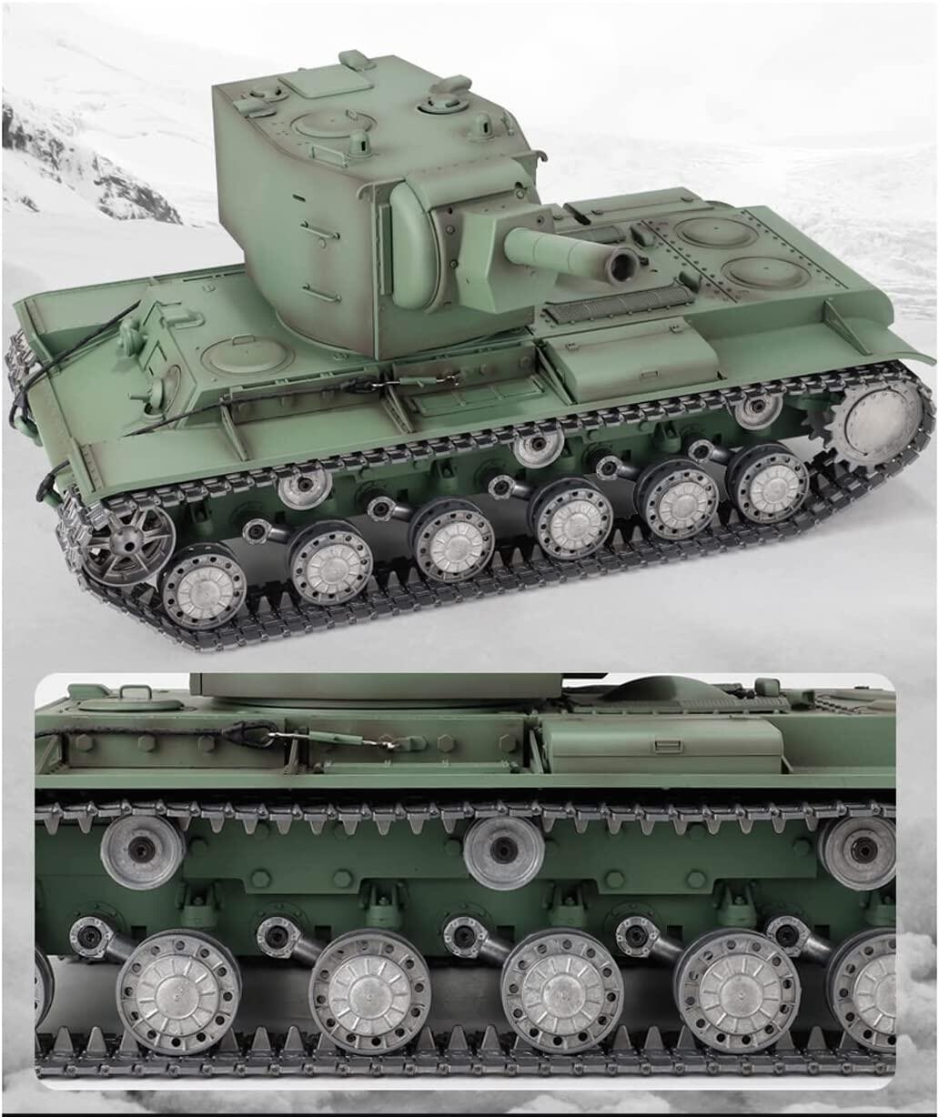 Tanque RC Heng Long 3949 KV-2 soviético TK7.0 - Versão Profissional
