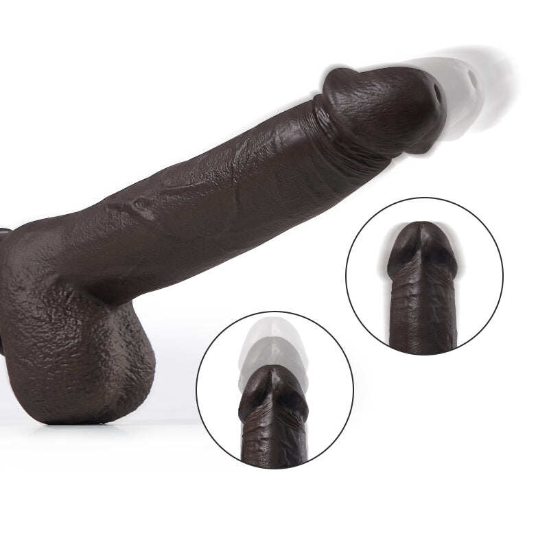 EAGLE REALISTIC DILDO 18CM 3 TELESZKÓPOS 5 VIBRÁLÓ