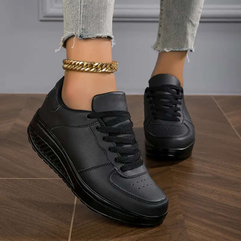 🔥 Last Day Promocja 50% zniżki - Sneakery ortopedyczne dla damskiej mody oddychającej platformy