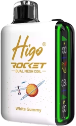 HIGO Rocket 20,000-puff refillable disposable vapes