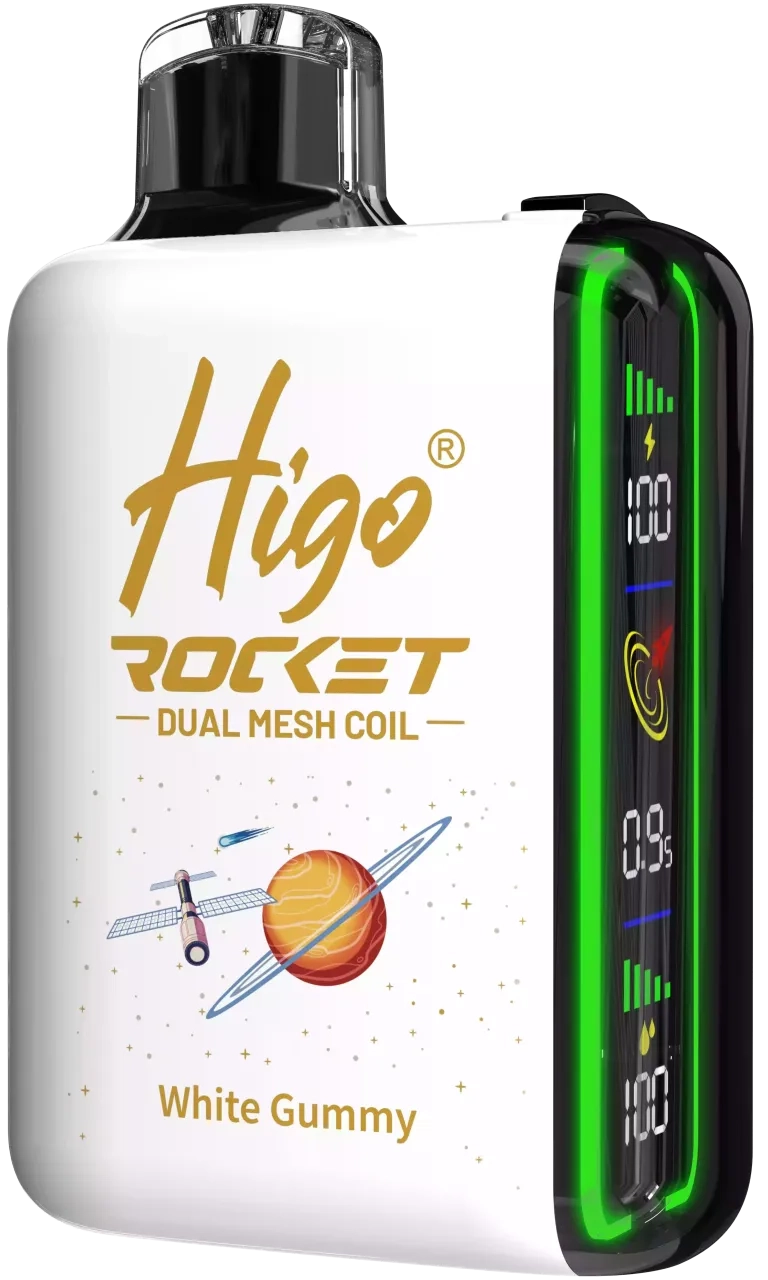 HIGO Rocket 20,000-puff refillable disposable vapes