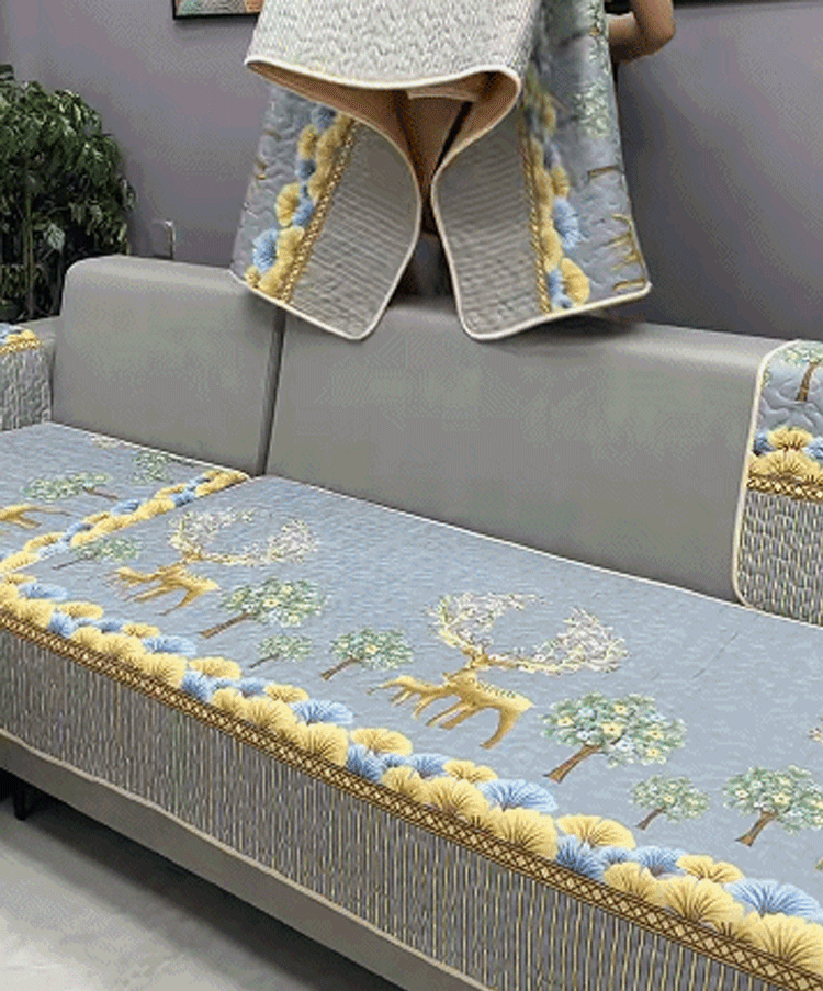 Almofadas de sofá antiderrapantes de alta qualidade para todas as estações.