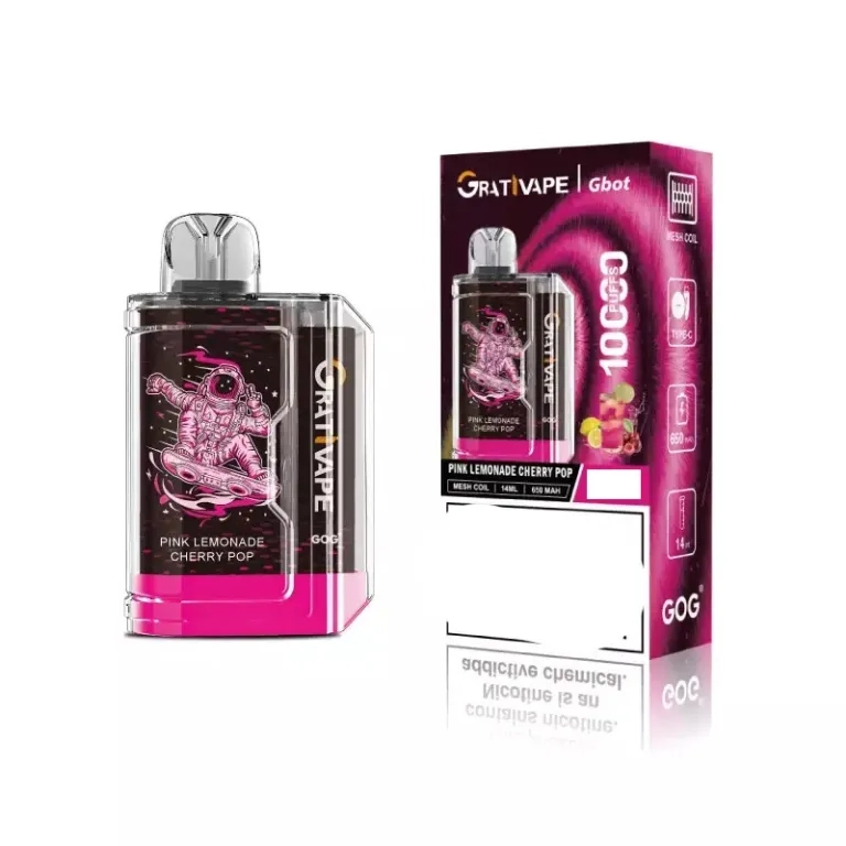 Grativape Gbot 10000 Puffs 10k Wholesale Rechargeable Disposable Vapes