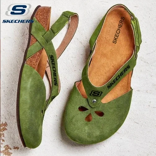 NEW WOMEN'S ORTHOPAEDIC LEATHER SANDALS SKECHERS 2025