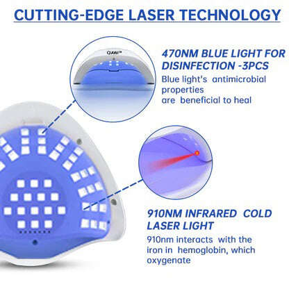 🎅Ειδικές χριστουγεννιάτικες εκπτώσεις: 62% ΕΚΠΤΩΣΗ🎄QIAWI™ PureNail Fungus Laser Device-🗽Παραγωγή και αποστολή από ΗΠΑ👏