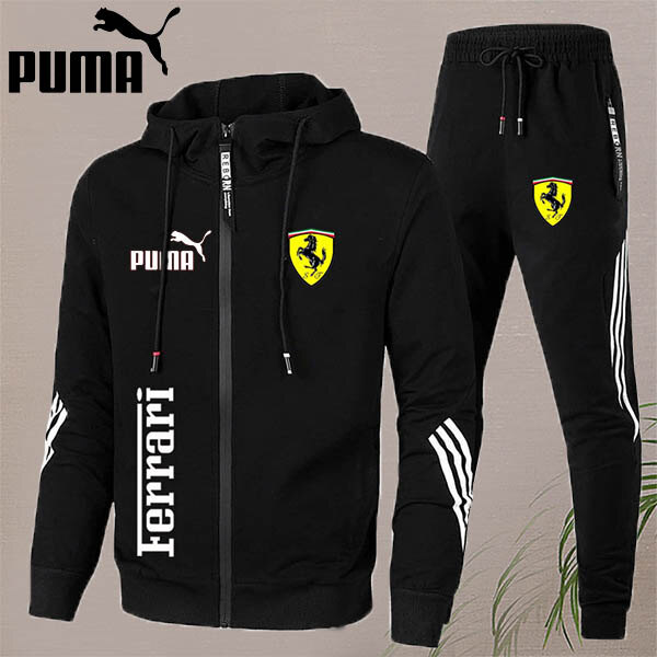 PUMA®2025Kétrészes férfi hétköznapi sportkészlet tavaszra és őszre