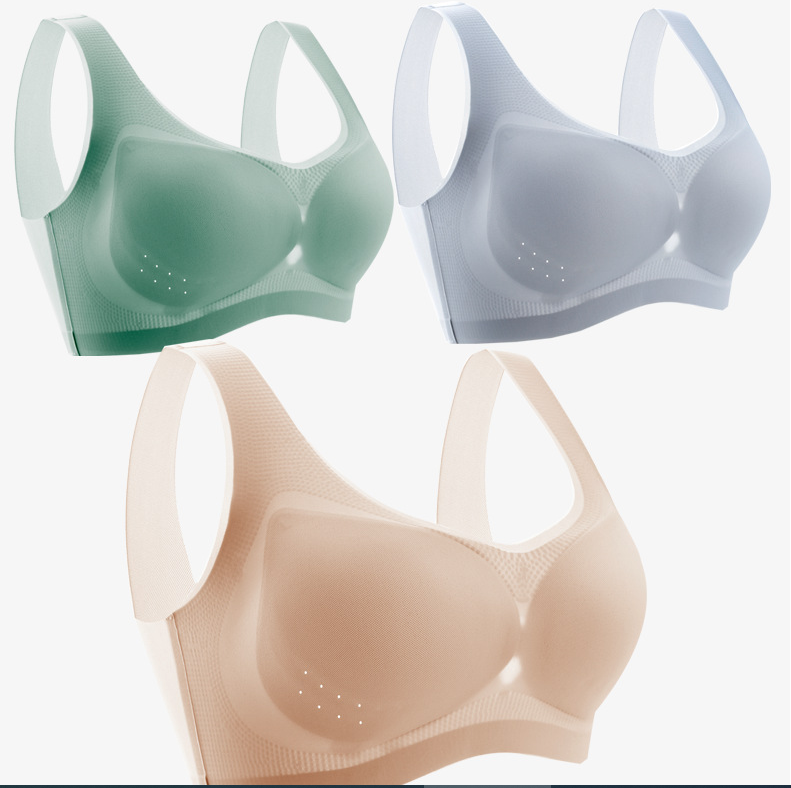 3 броя Ултратънък удобен сутиен Ледена коприна