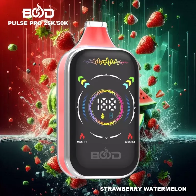 BOOD PULSE PRO 50000 Puffs Vapes Strawberry Watermelon Ice_2