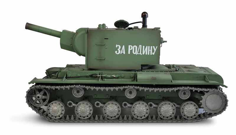 Tanque RC Heng Long 3949 KV-2 soviético TK7.0 - Versão Profissional