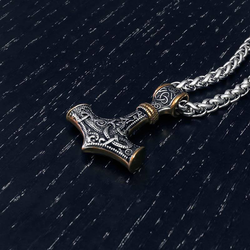Декоративно съкровище на Тор Mjölnir - неръждаема стомана