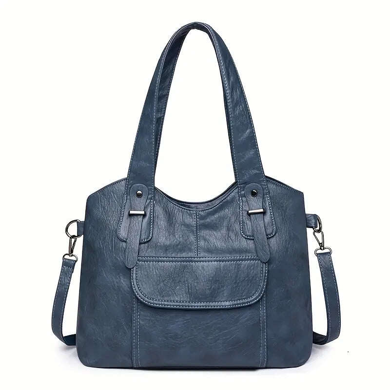 👜🔥Nova bolsa de ombro feminina feita de couro genuíno