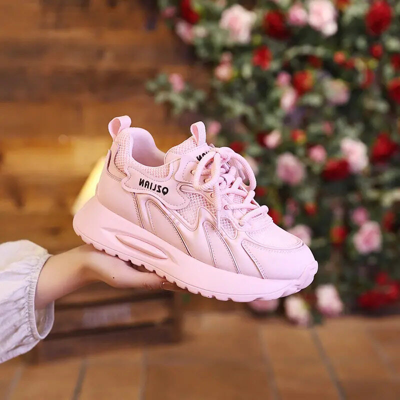 【35-40】2024 verão nova malha respirável sapatos desportivos femininos