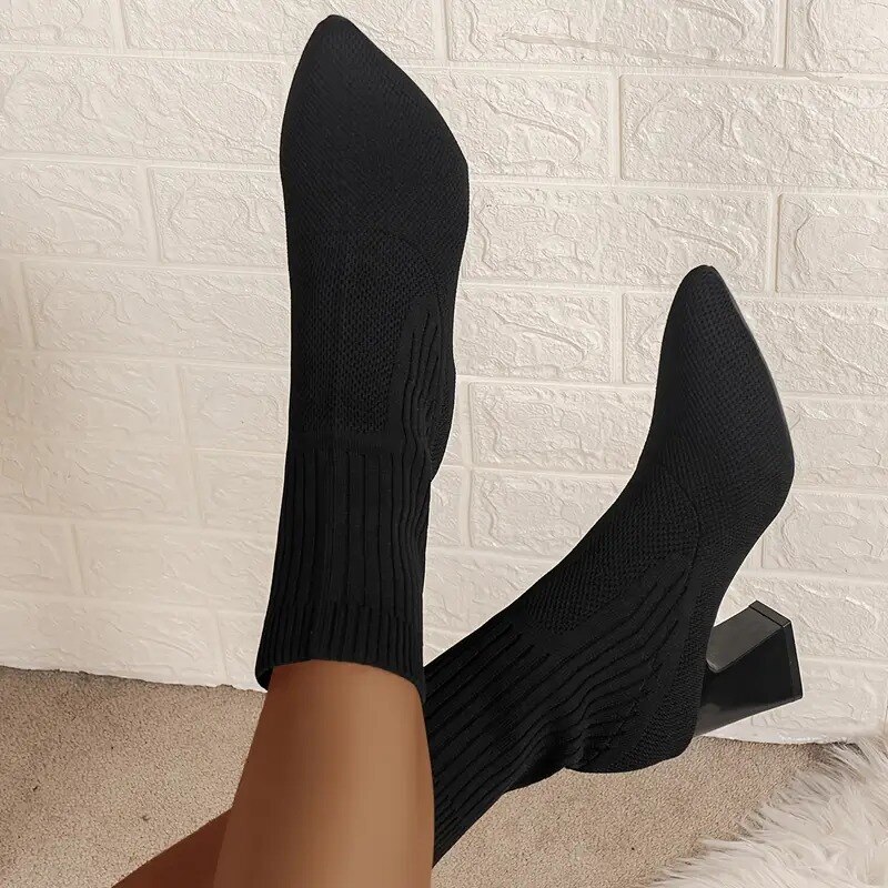 BOTAS CHELSEA FEMININAS DE SALTO ALTO E SALTO GROSSO