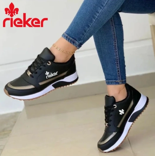 2025 Nowe buty sportowe damskie Rieker® w jednolitym kolorze