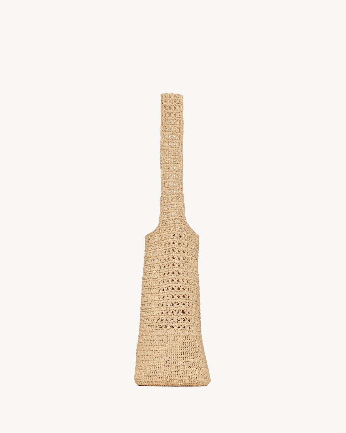 SAINT LAURENT YSL 22 New Crochet Large Capacity Raffia Tote Bag