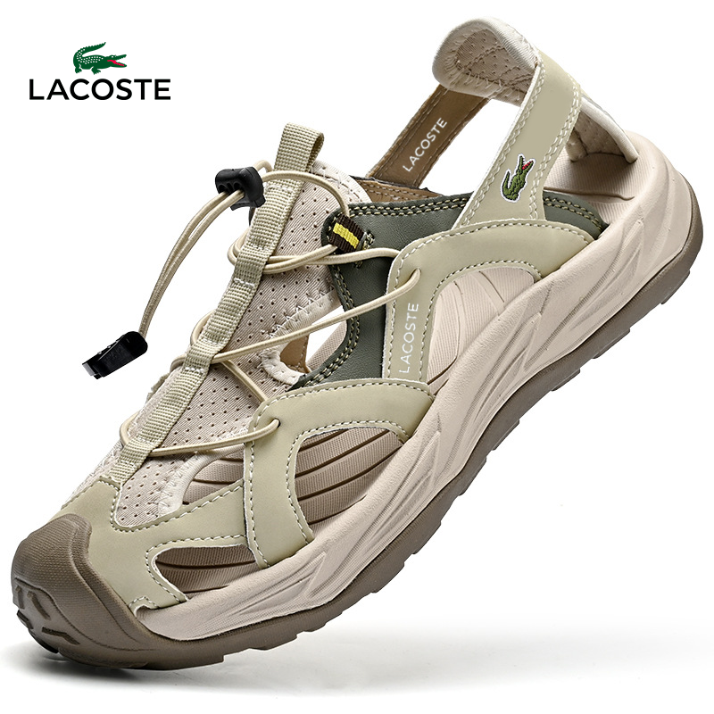 Lacoste® Męskie Letnie Sandały Szyte Ręcznie