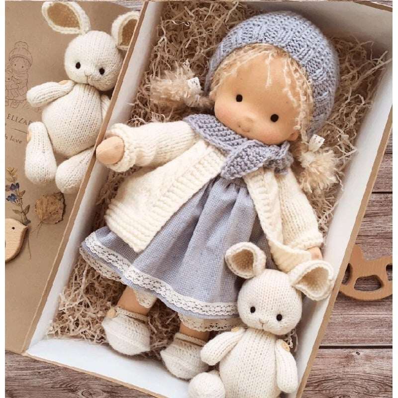 🎁🎁O melhor presente para crianças - Boneca Waldorf feita à mão👧