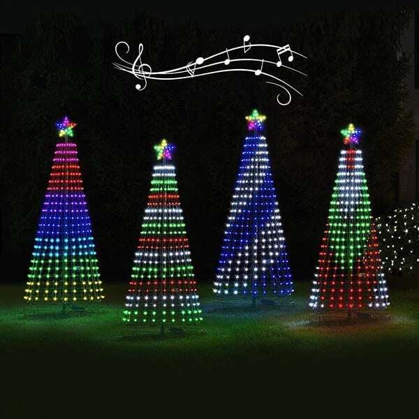 Show de luzes animado LED multicolorido para exterior(Pagamento no ato da entrega)