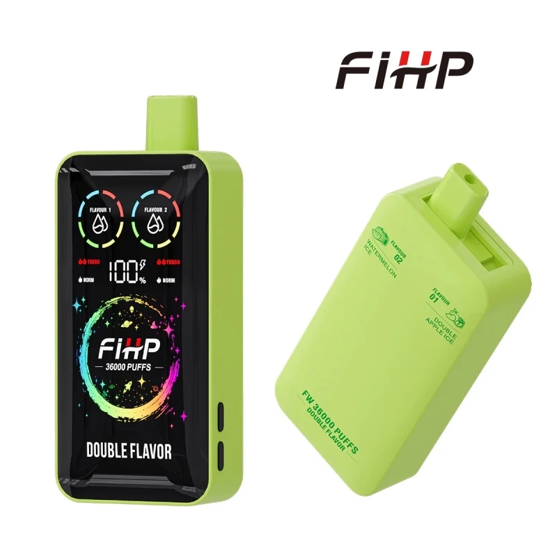 FIHP 36000 Puffs Disposable Vape Watermelon Bubblegum& Strawberry Ice