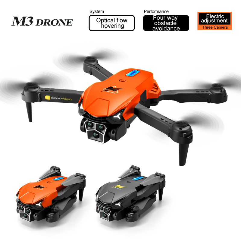 M3 UAV fluxo ótico de três câmaras de fotografia aérea aeronaves drone de controlo remoto de longa resistência