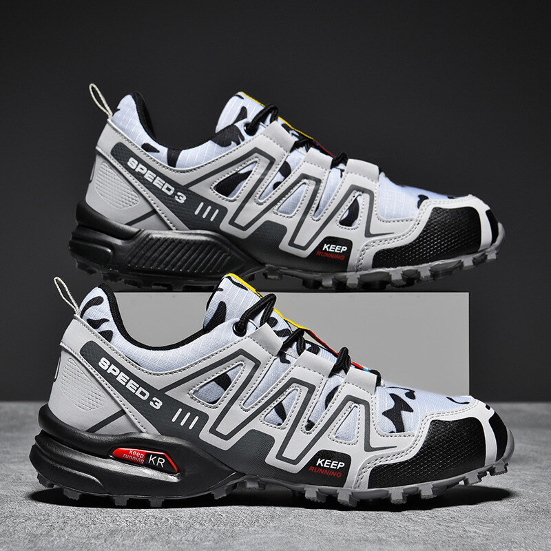 sapatos casuais de corrida cross-country salomon outdoor sapatos de caminhada masculinos