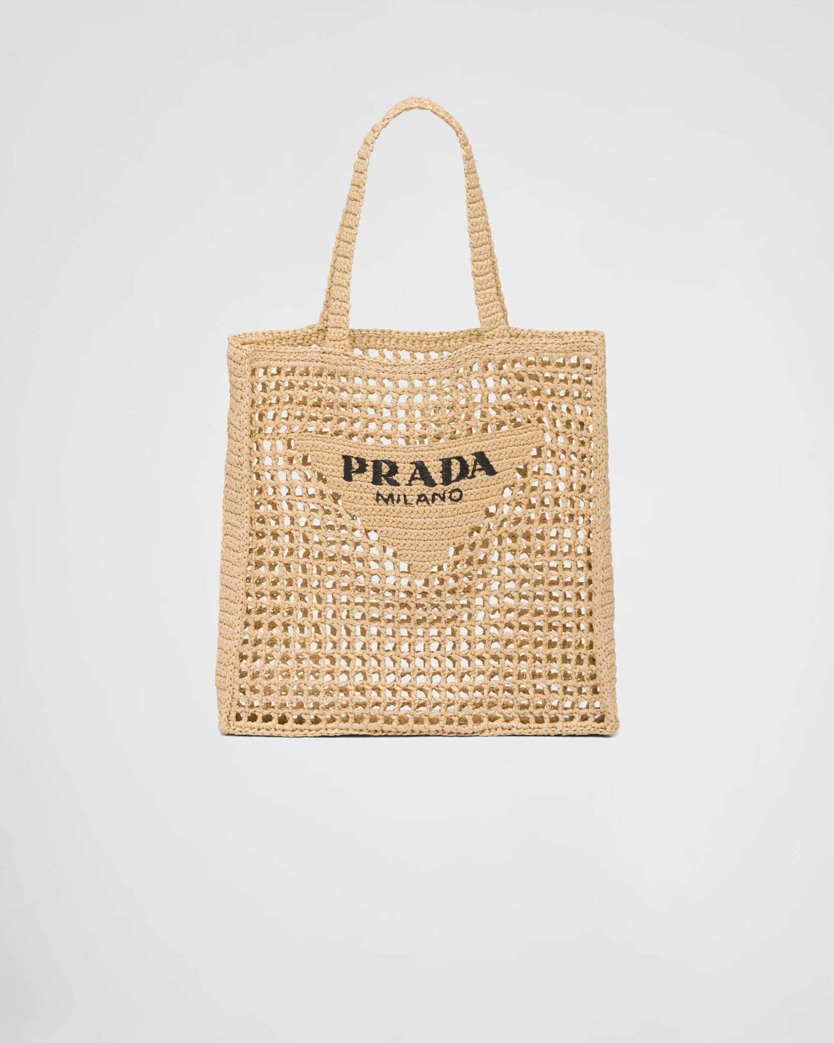 Bolsa de palha Prada (multicolorida)