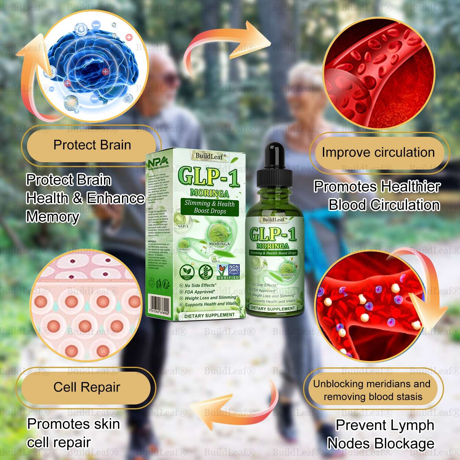 Clínica Mayo & Clevaland Oficial | BuildLeaf® Trizepatide GLP-1 Moringa Slimming & Health Boost Drops🔥 (Queimador de gordura de grau alimentício – Desenvolvido pela The Obesity Society)