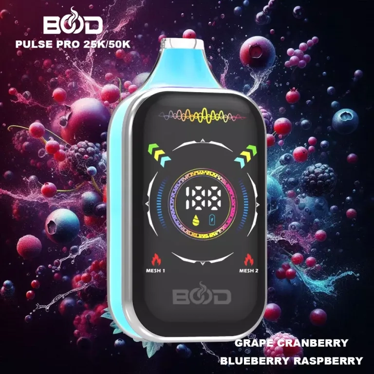 BOOD PULSE PRO 50000 Puffs Vapes Strawberry Ice_3