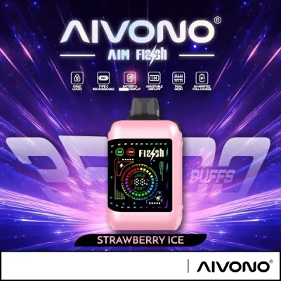 AIVONO AIM FLASH 35000 Puffs Rechargeable Disposable Vape – 28ml, Advanced Dual Mesh Coil, Smart Digital Display
