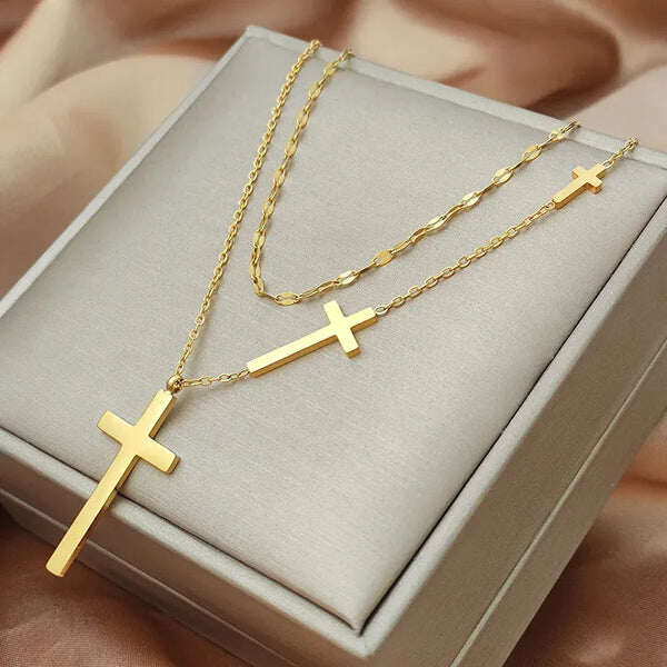 LAYERED CROSS DUO