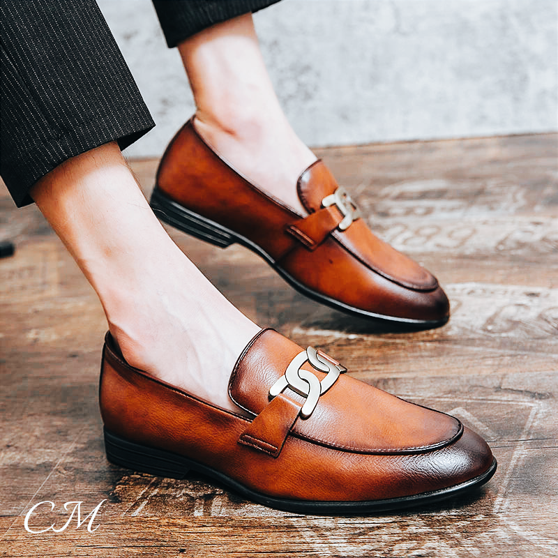 Mocassim de couro 