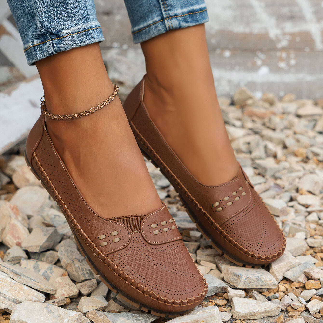 🔥 Dia Santo 50% de desconto 🔥 Sapatos ortopédicos baixos para mulheres, leves, antiderrapantes, respiráveis
