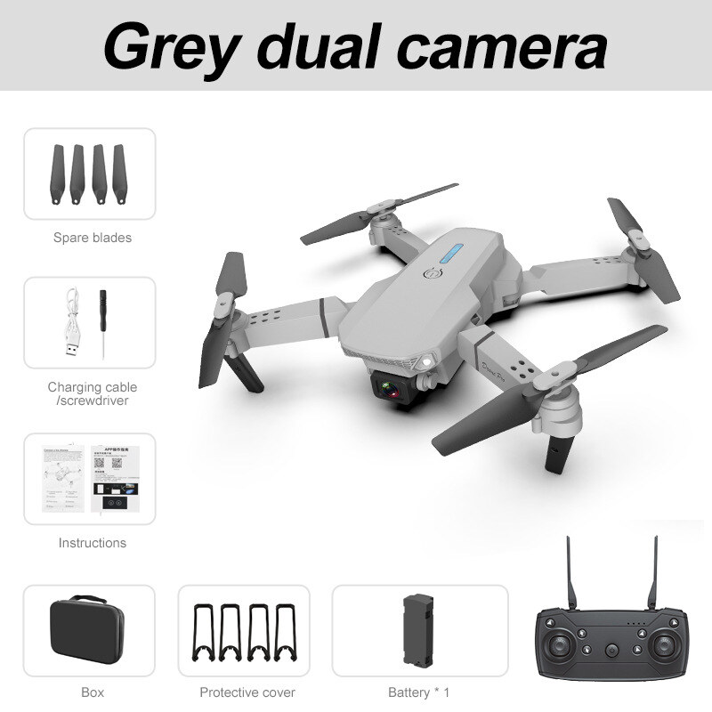 Drone GPS com câmara para adultos Drone 4K Motor sem escovas Retorno automático Transmissão WiFi 5G Controlo remoto FPV dobrável Quadcopter Conjunto de altura do drone Siga-me Mala de voo de 36 minutos